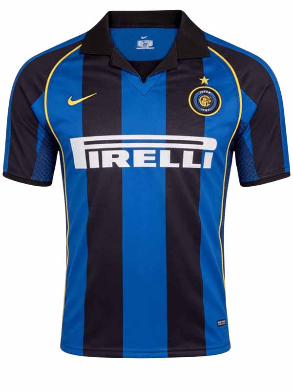 Inter milan home jersey mens retro shirt 2001-2002